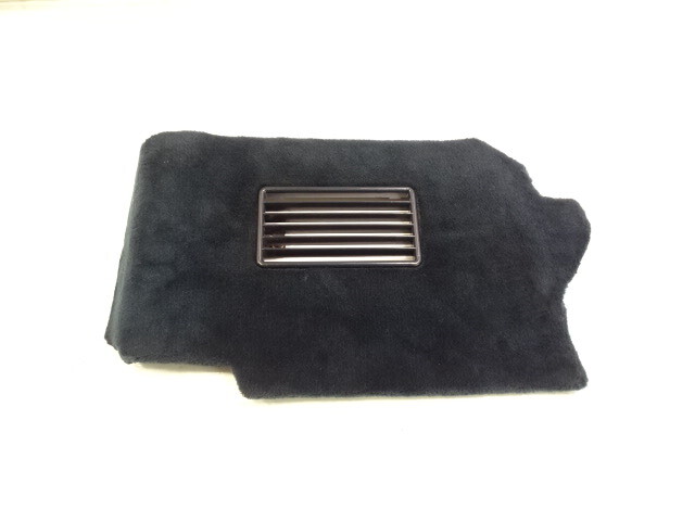 80 Mercedes W116 300SD trim, interior footwell pillar cover, right front blue 1166801080