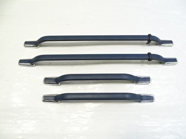 80 Mercedes W116 300SD roof grab handles, interior, blue