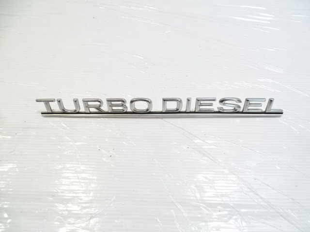80 Mercedes W116 300SD emblem, on trunk turbo diesel, 1168171915