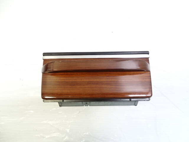 80 Mercedes W116 300SD ashtray, w/ wood trim, zebrano