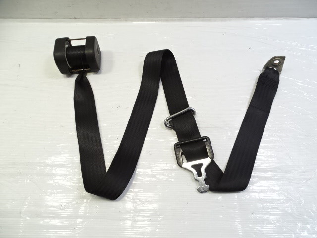 80 Mercedes W116 300SD seatbelt, seat belt, right rear, black 1238601085