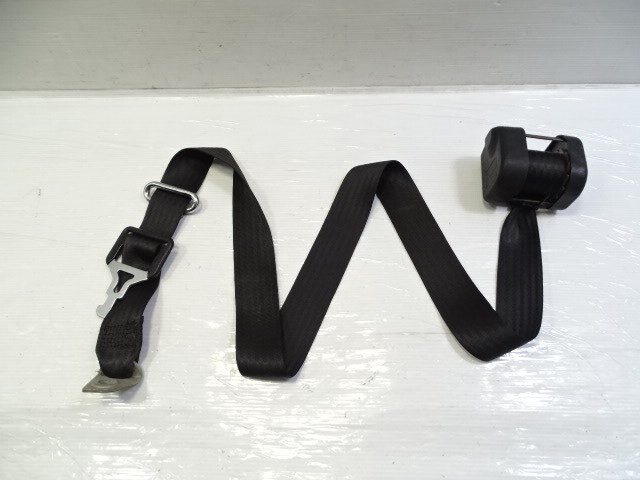 80 Mercedes W116 300SD seatbelt, seat belt, left rear, black 1238601085