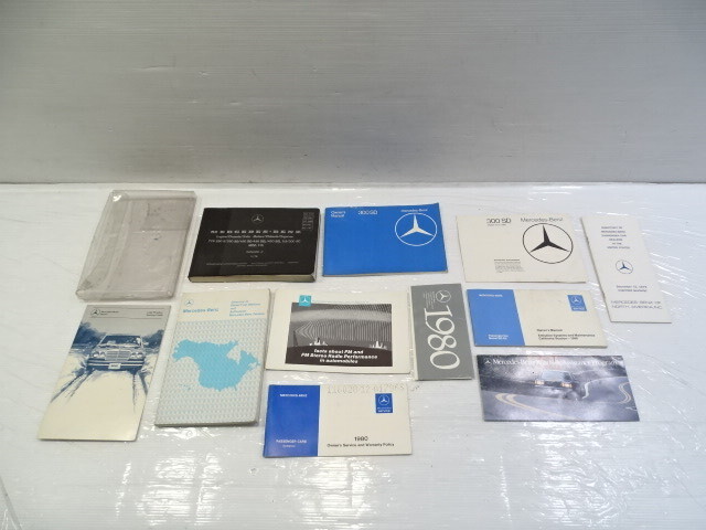 80 Mercedes W116 300SD owners manual, 1165840697