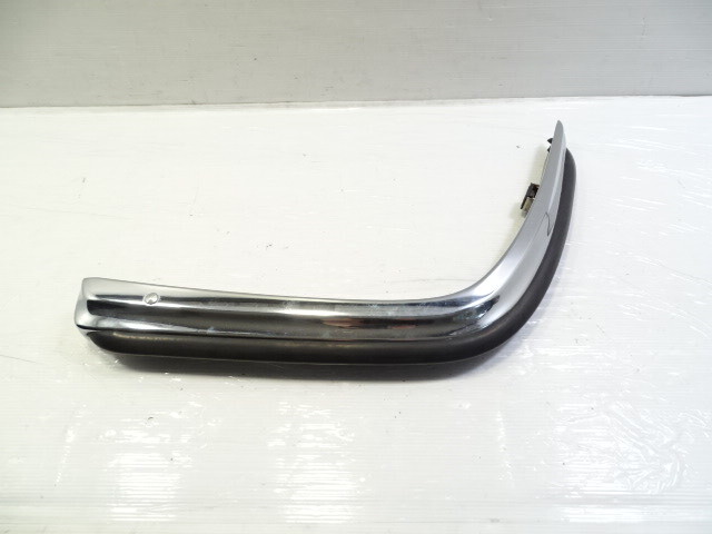 80 Mercedes W116 300SD trim, chrome bumper corner upper, left front, 1168802370