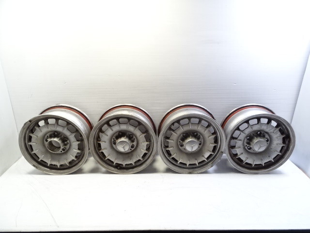 80 Mercedes W116 300SD wheel set, 6x14 1084000902 silver