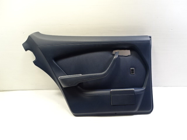 80 Mercedes W116 300SD door panel, left rear blue SWB