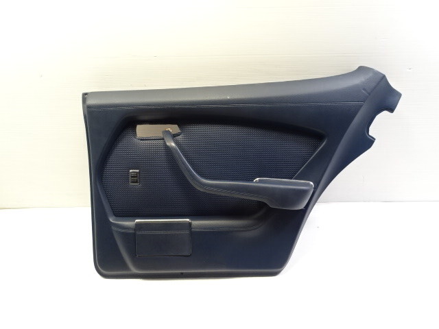 80 Mercedes W116 300SD door panel, right rear blue SWB