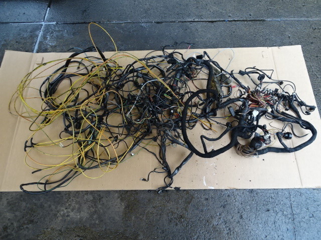 80 Mercedes W116 300SD wiring harness, interior