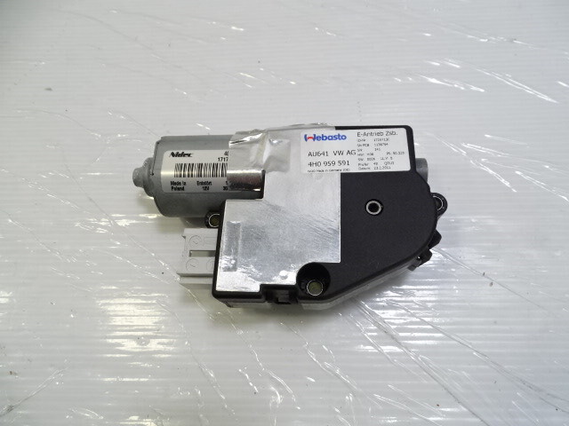 11 Audi A8 D4 Motor, Sunroof w/out panoramic, 4h0959591