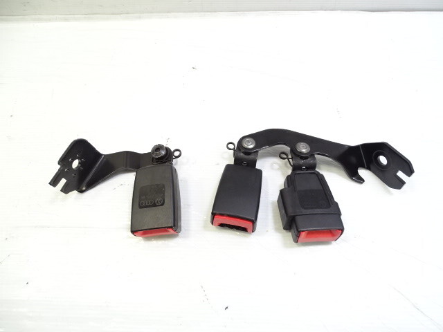 11 Audi A8 D4 seat belt buckle set, rear, black, 4h0857739 4h0857740