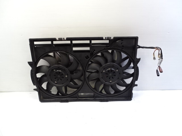11 Audi A8 D4 radiator cooling fan & shroud, 4h0121003k 4h0959455s