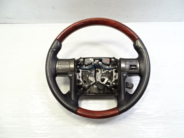 10 Lexus GX460 steering wheel, wood/black 45100-60570, w/o heat