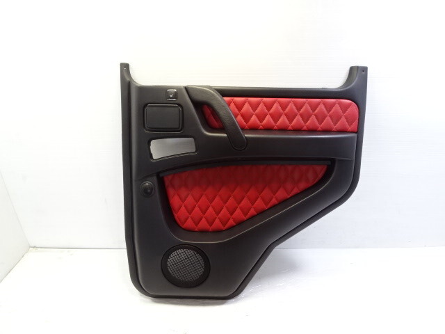 2015 Mercedes W463 G63 door panel, right rear 4637305651 black/red