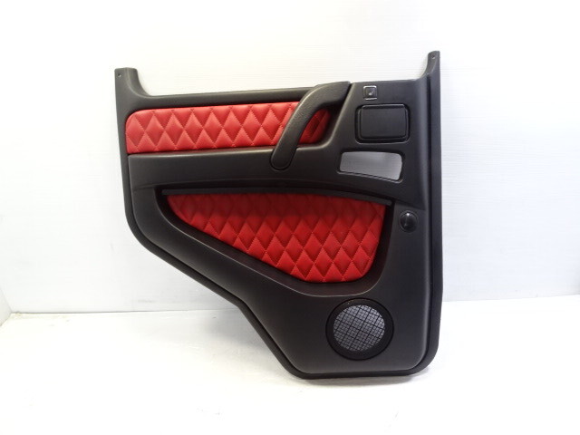 2015 Mercedes W463 G63 door panel, left rear 4637305251 black/red