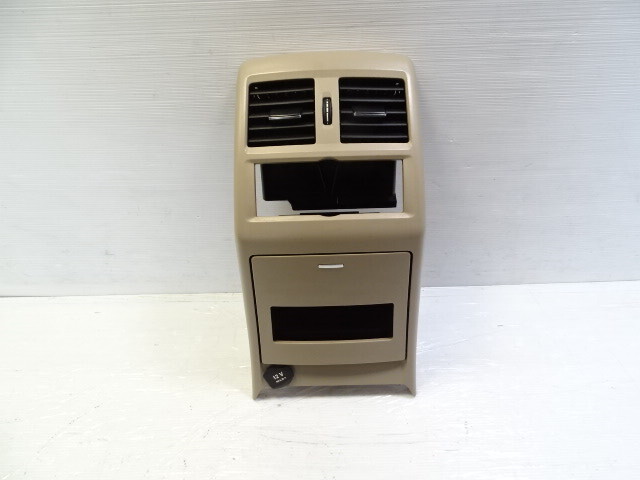 14 Mercedes X166 GL450 trim, center console ac vent w/tray rear, 1666800907 beige