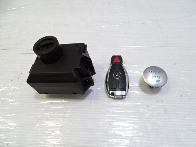14 Mercedes X166 GL450 switch, ignition module w/key, 1669052801