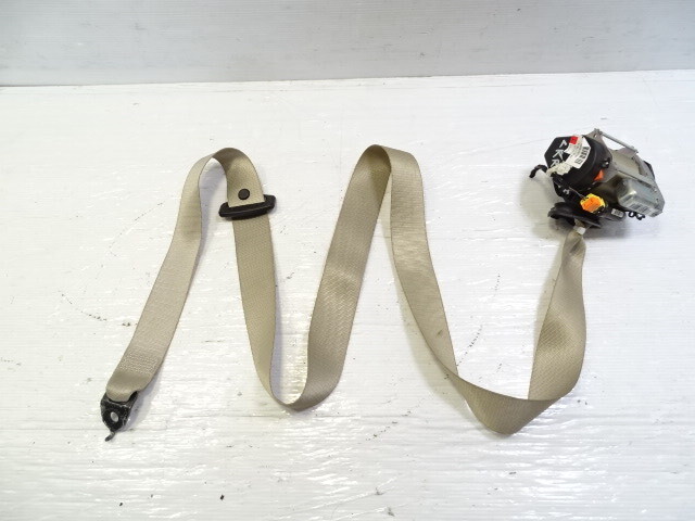 14 Mercedes X166 GL450 seat belt, left rear, 3rd row, beige, 1668601786