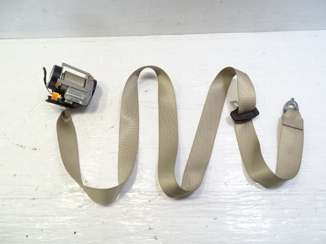 14 Mercedes X166 GL450 seat belt, right rear, 3rd row, beige, 1668601886