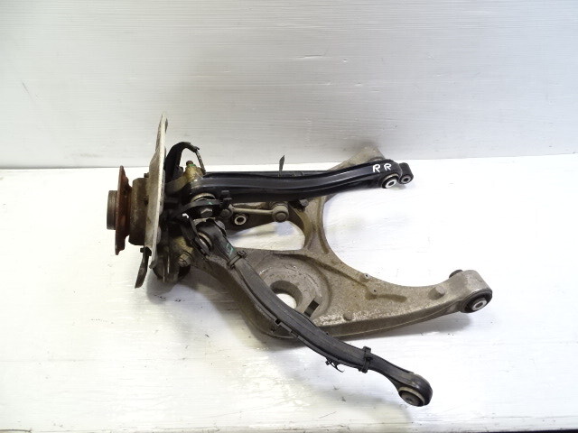 14 Mercedes X166 GL450 knuckle, hub, right rear 1663500508 w/control arms