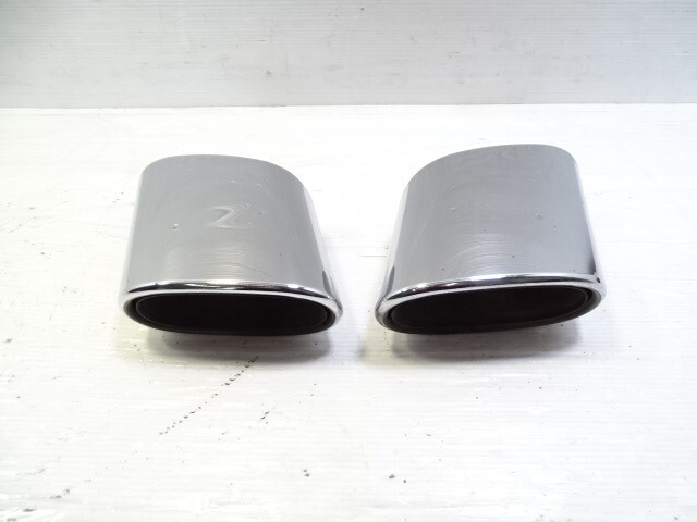 03 Mercedes R230 SL500 exhaust tips, set, left and right OEM