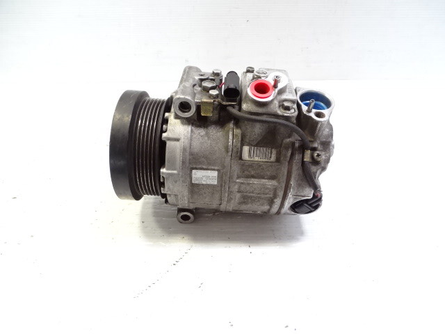 03 Mercedes R230 SL500 AC compressor 447220-9100 7SEU17C