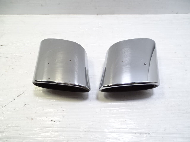 06 Mercedes R230 SL500 exhaust tips, set, left and right OEM