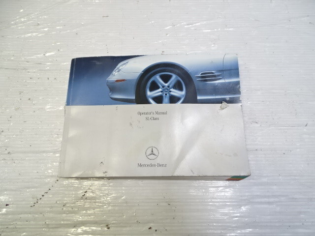 06 Mercedes R230 SL500 owners manual 2305844382