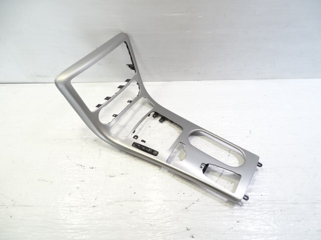 2012 Mercedes R172 SLK350 trim, center console bezel silver, 1726801336