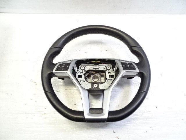 2012 Mercedes R172 SLK350 steering wheel, leather, black, 2314600103
