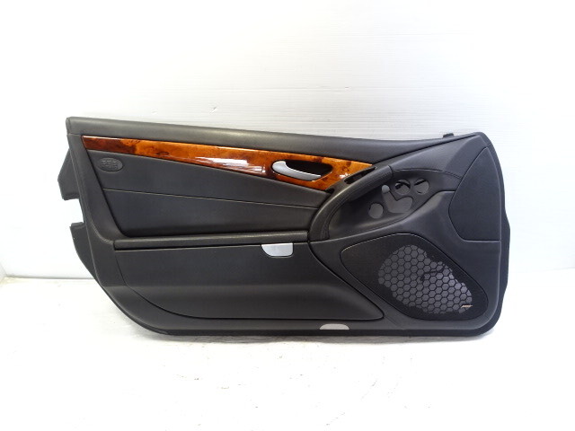08 Mercedes R230 SL550 door panel, left, black