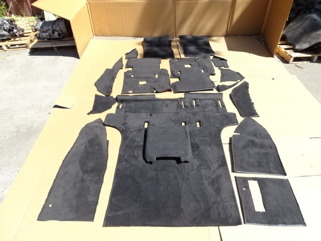 02 Mercedes W463 G500 carpet, interior floor, black