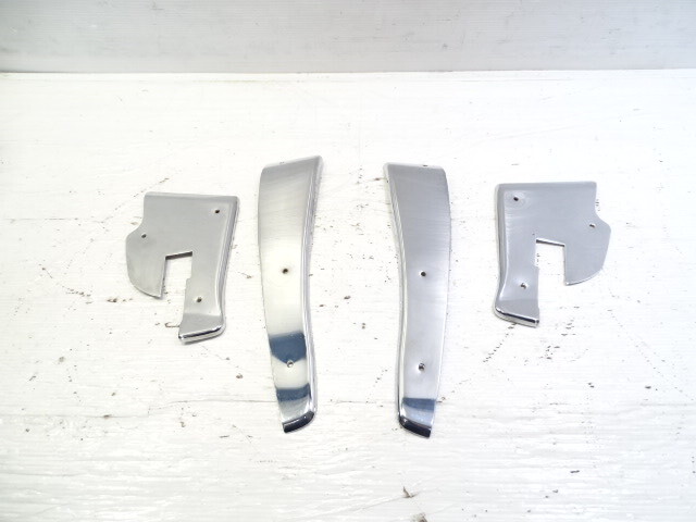 84 Mercedes R107 380SL trim set, door edge chrome covers, left / right