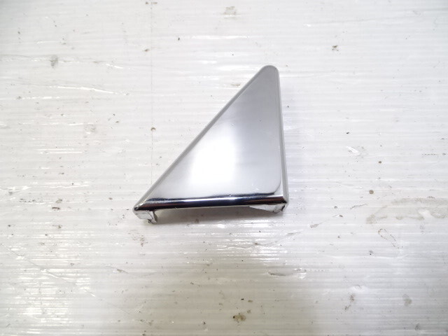 84 Mercedes R107 380SL trim, mirror bolt cover plate, right 1077200411