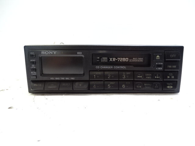 head unit, sony xr-7280 radio cassette player