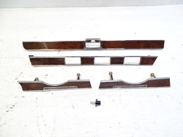 84 Mercedes R107 380SL wood trim set, on dash, burlwood  1076890330 1076892071 1076891471 1076891571