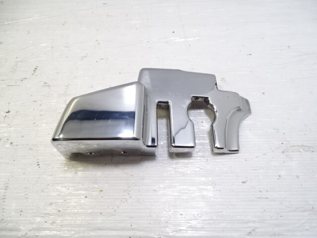 84 Mercedes R107 380SL trim, B pillar cover, right chrome 1076930435