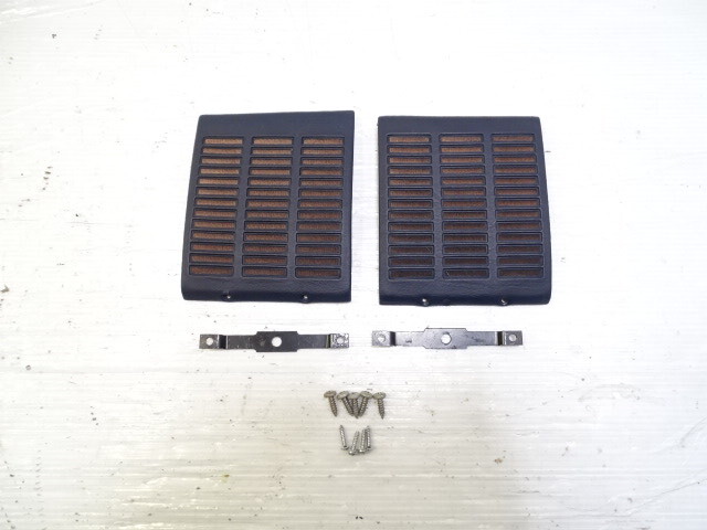 84 Mercedes R107 380SL trim set, dash speaker covers, blue
