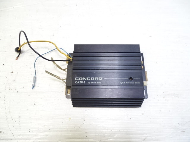 84 Mercedes R107 380SL concord ca20-2 amplifier, 40 watts RMS digital reference series