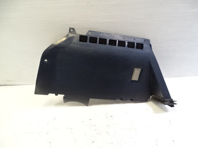 84 Mercedes R107 380SL trim, interior, lower dash kick panel, left, blue 1078303545