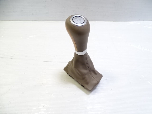 08 Mercedes R230 SL550 gear shift knob, shifter beige 2302676510 keyless go
