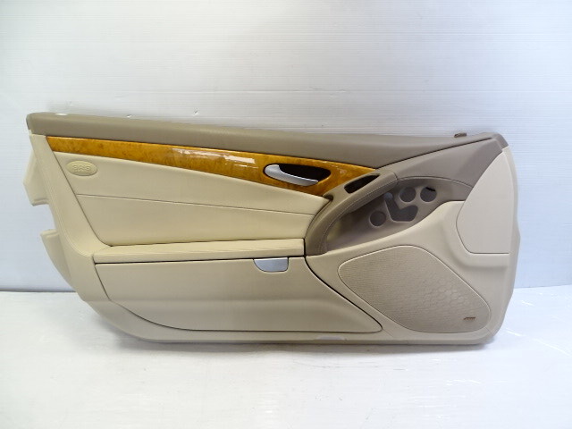 08 Mercedes R230 SL550 door panel, left, beige