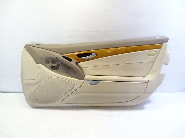 08 Mercedes R230 SL550 door panel, right, beige