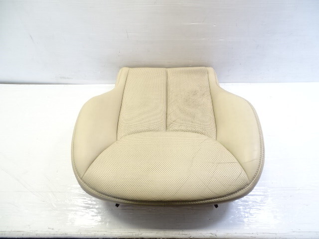 08 Mercedes R230 SL550 seat cushion, bottom, left, beige ventilated 2309100122