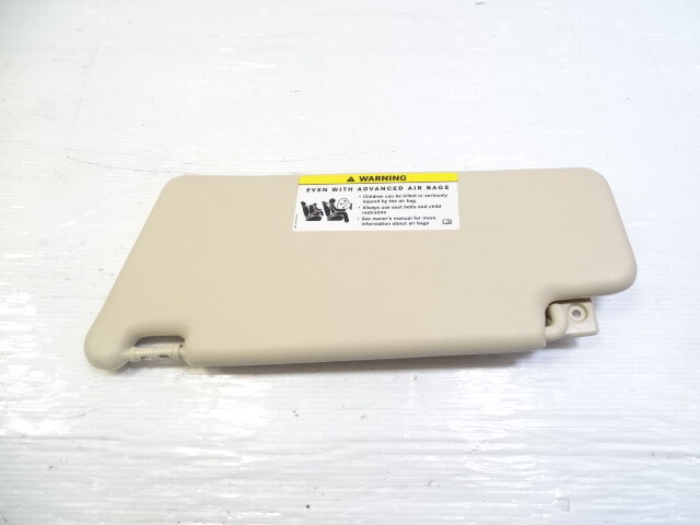 08 Mercedes R230 SL550 sunvisor, right, 2308101810, beige