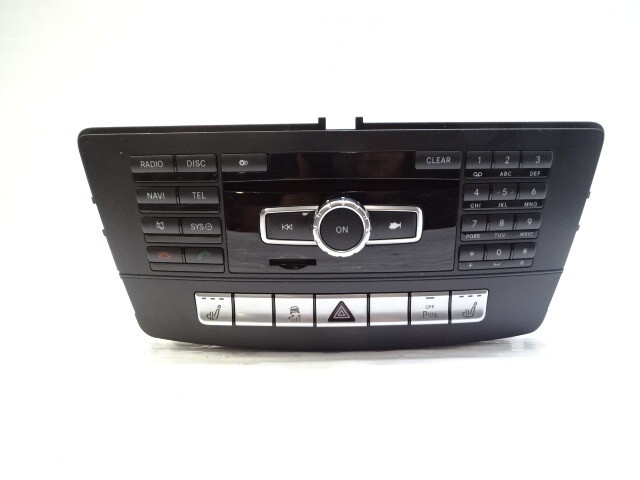 13 Mercedes X166 GL450 head unit, radio cd player media control 1669000109