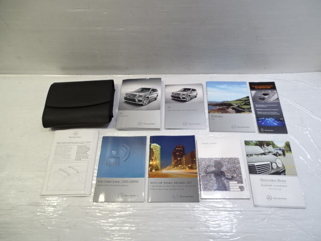13 Mercedes X166 GL450 owners manual, 1665844571, w/case