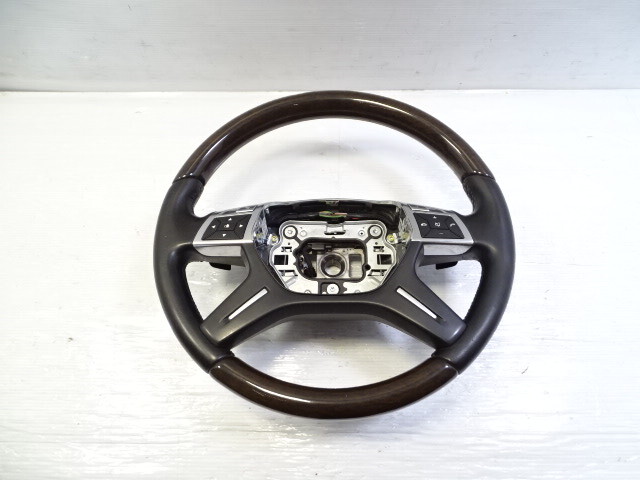 13 Mercedes X166 GL450 steering wheel, black, 1664601603