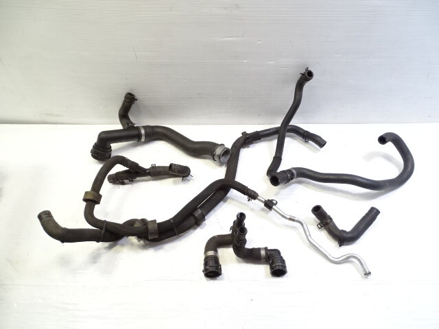 13 Mercedes X166 GL450 hose set, for engine coolant radiator, 1665008575