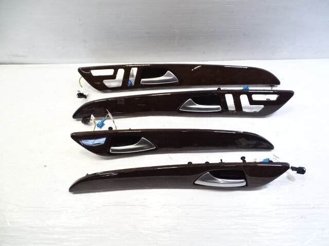 13 Mercedes X166 GL450 trim set door panel wood 1667203122 1667203222