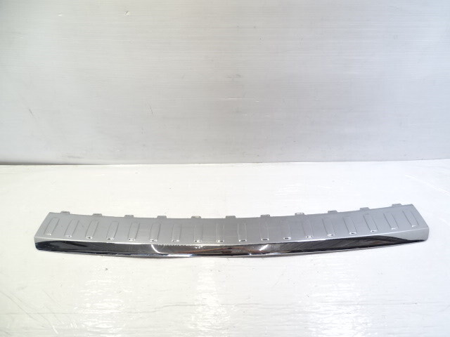 13 Mercedes X166 GL450 trim rear bumper protective sill guard chrome 1668840190